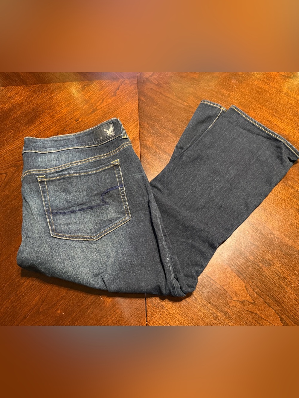 American Eagle Outfitters Dark Blue Bootcut Jeans